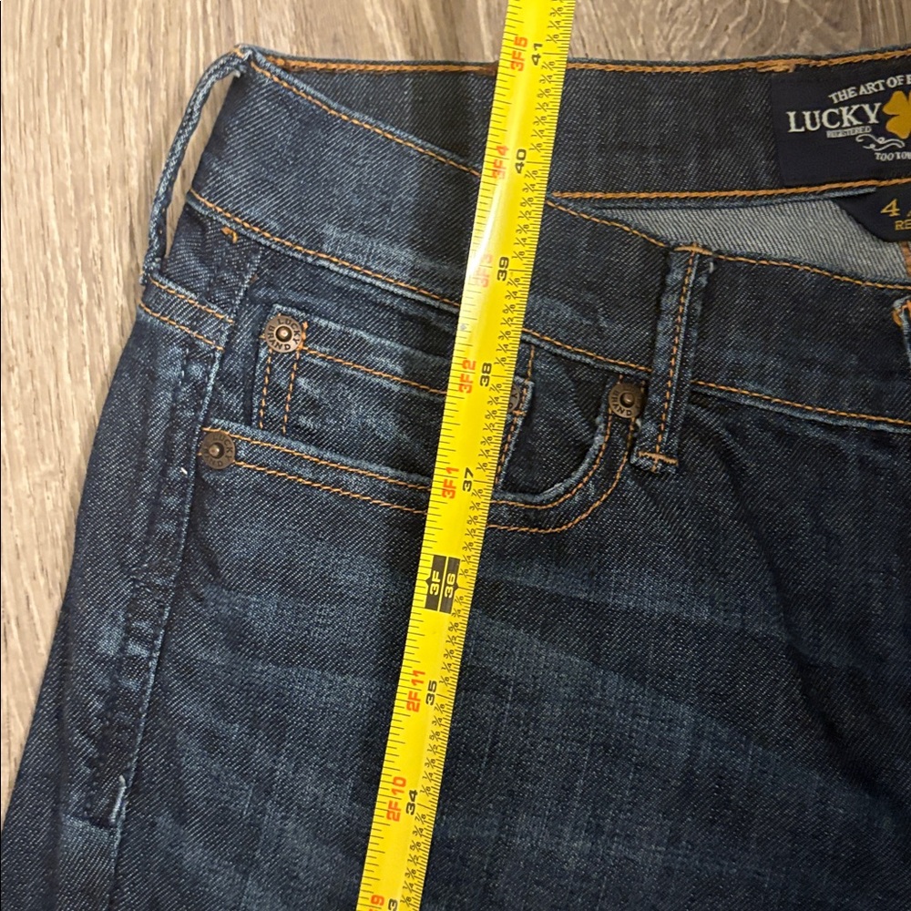 Lucky‎ Brand Dark Blue Straight Leg Jeans size 4/27 - Picture 9 of 12